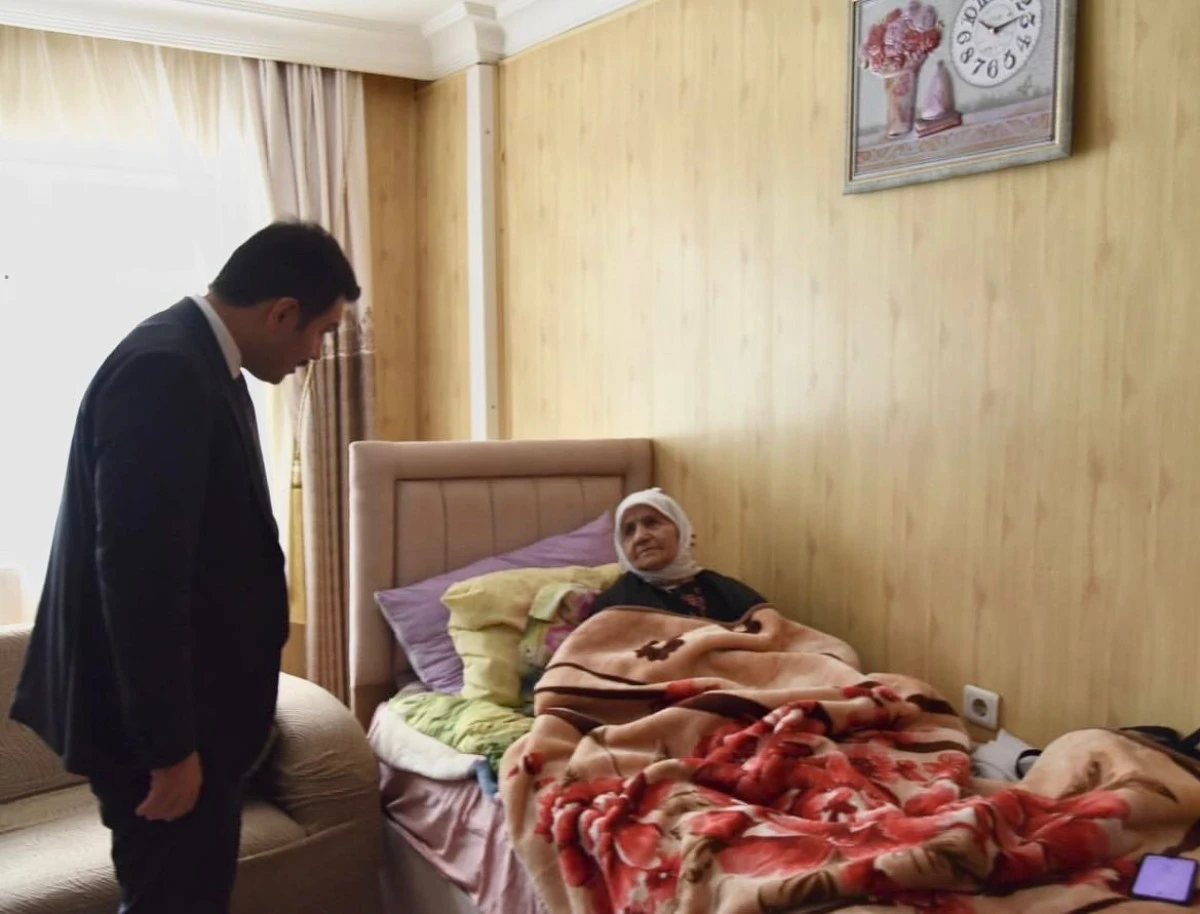 1 Ekim Dünya Yaşlılar Günü’nde Kaymakam Gilan’dan Anlamlı ziyaret