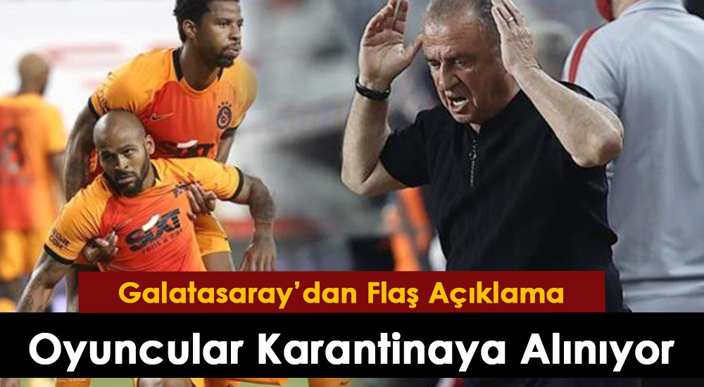 Galatasaray'da 3 futbolcunun koronavirüs test sonucu pozitif çıktı