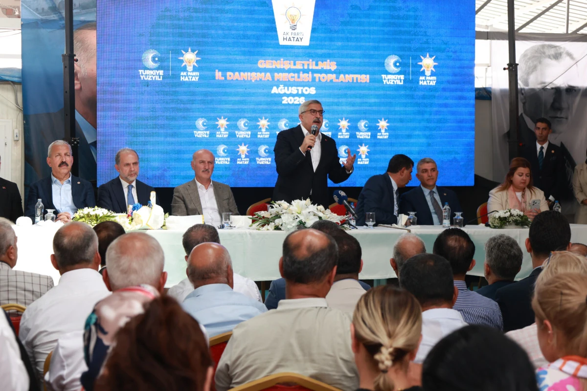 AK Parti Genel Başkan Yardımcısı Yayman, Hatay'da konuştu: