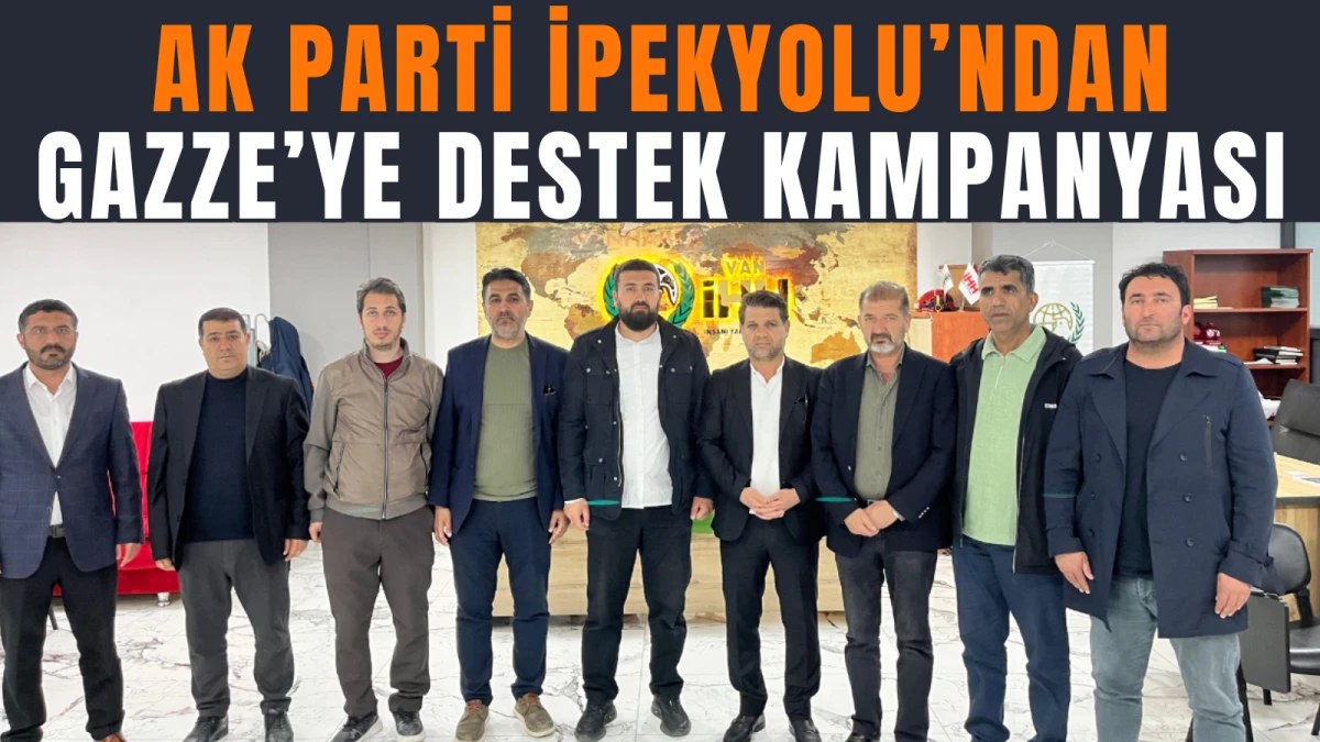 AK Parti İpekyolu’ndan Gazze’ye Destek Kampanyası