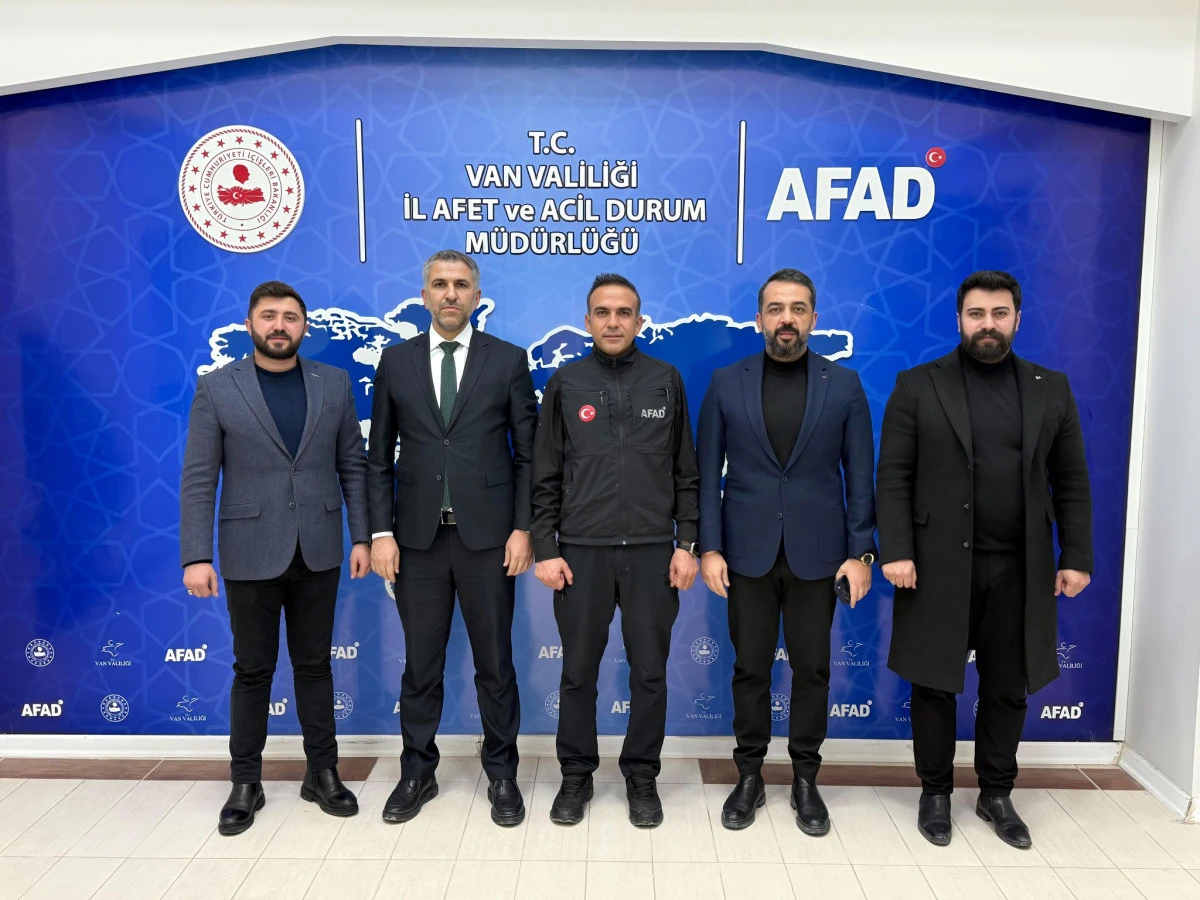 ASKON Van Şube Başkanı &Ccedil;i&ccedil;ekel'den AFAD&rsquo;a Anlamlı Ziyaret