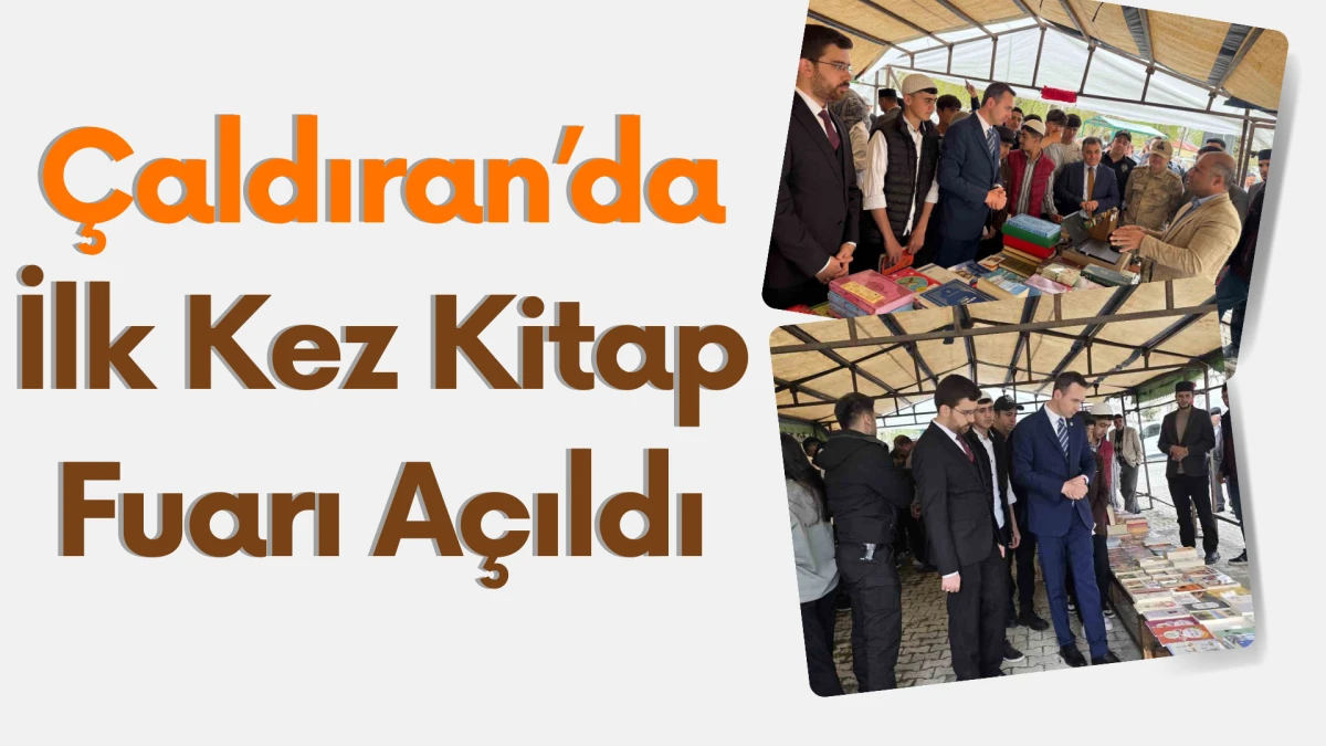 Çaldıran’da İlk Kez Kitap Fuarı Açıldı