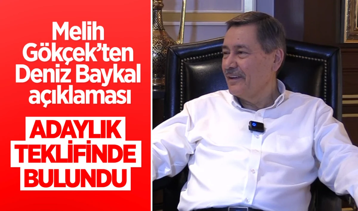 Deniz Baykal&rsquo;dan, Melih G&ouml;k&ccedil;ek&rsquo;e adaylık teklifi