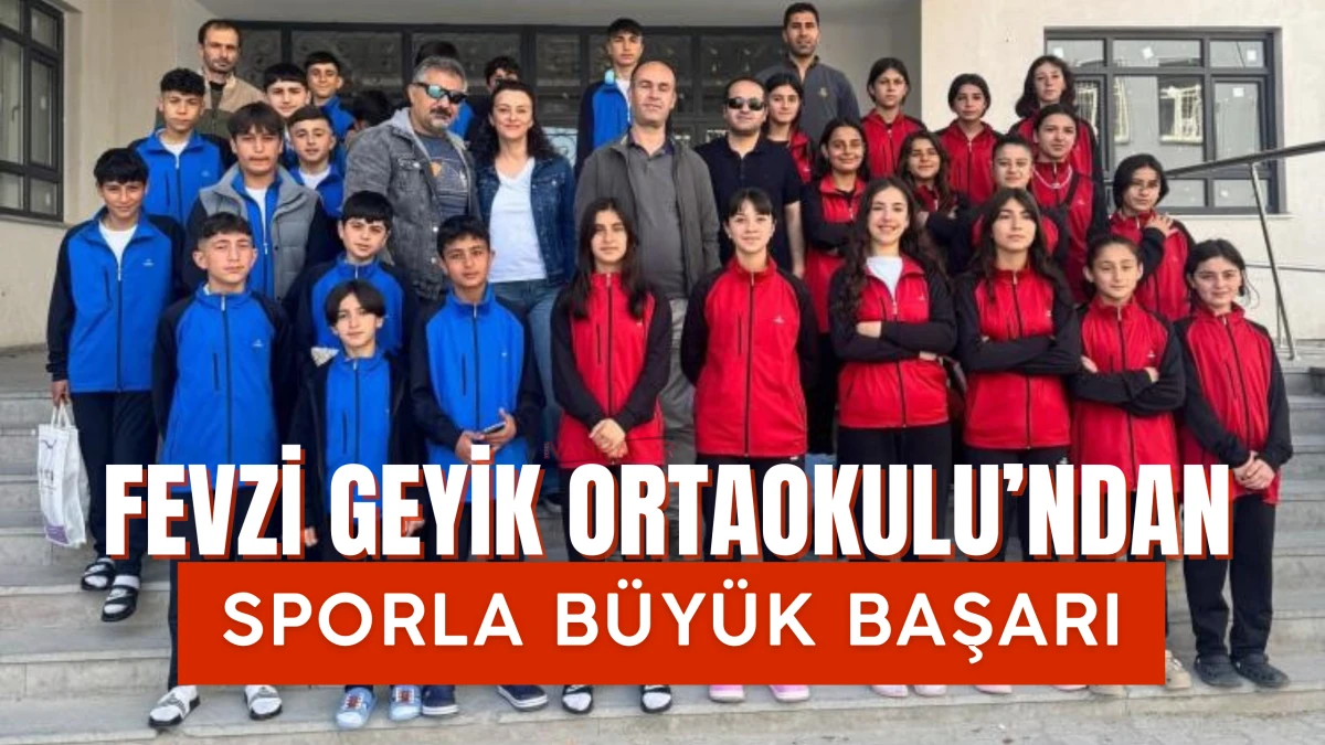Fevzi Geyik Ortaokulu’ndan Sporla Büyük Başarı