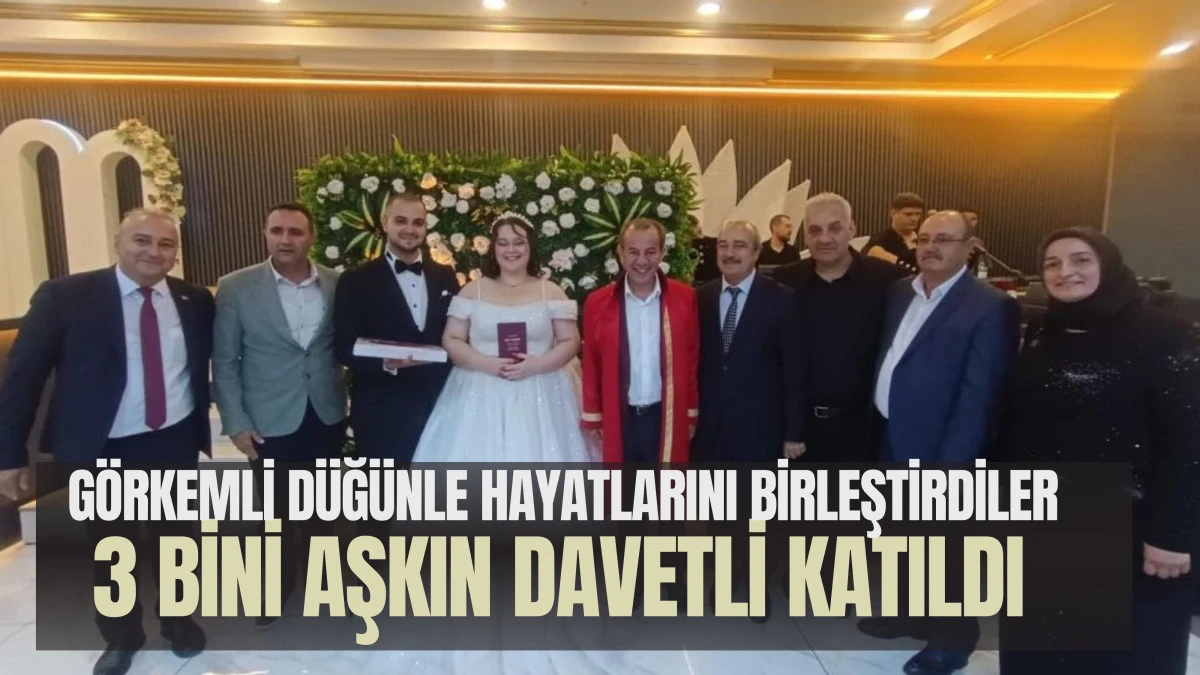 Görkemli Düğünle Hayatlarını Birleştirdiler: 3 Bini Aşkın Davetli Katıldı