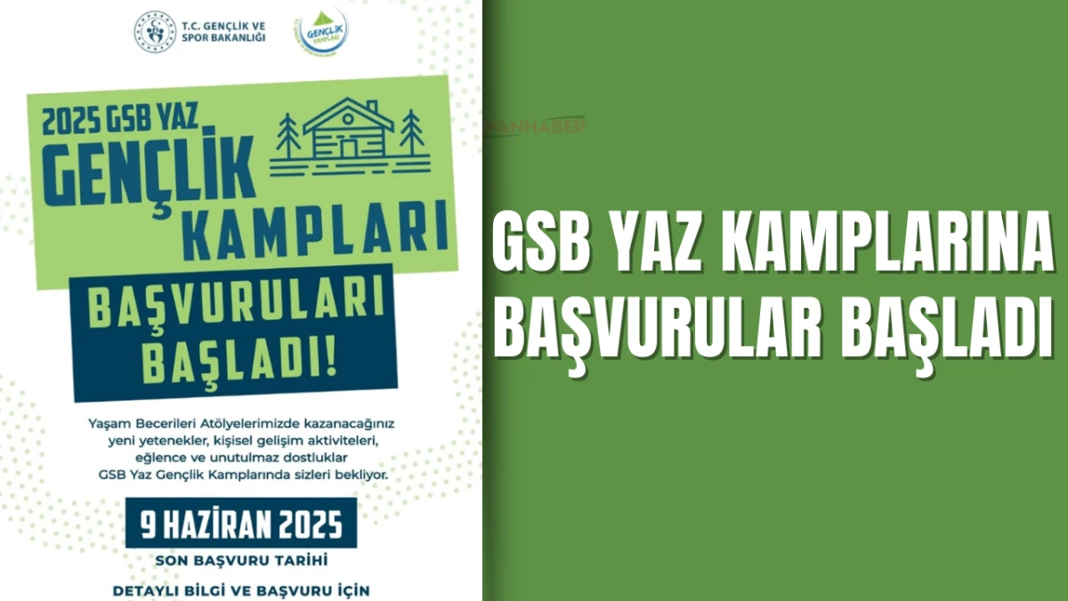 GSB Yaz Kamplarına Başvurular Başladı