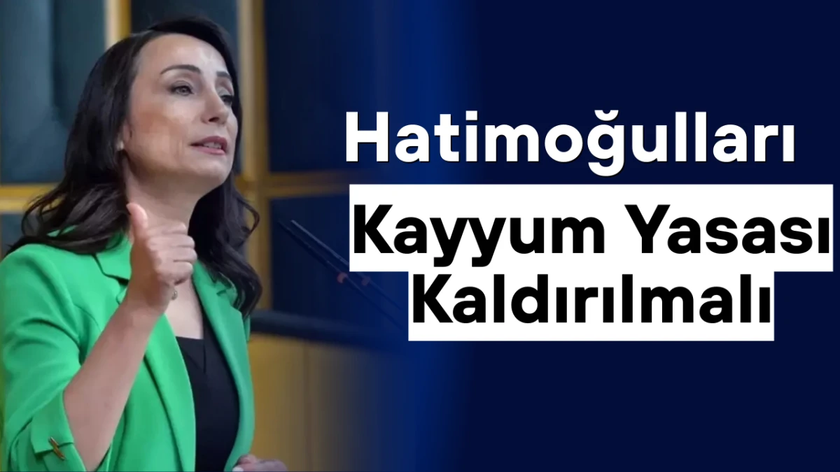 Hatimoğulları: Kayyum Yasası Kaldırılmalı