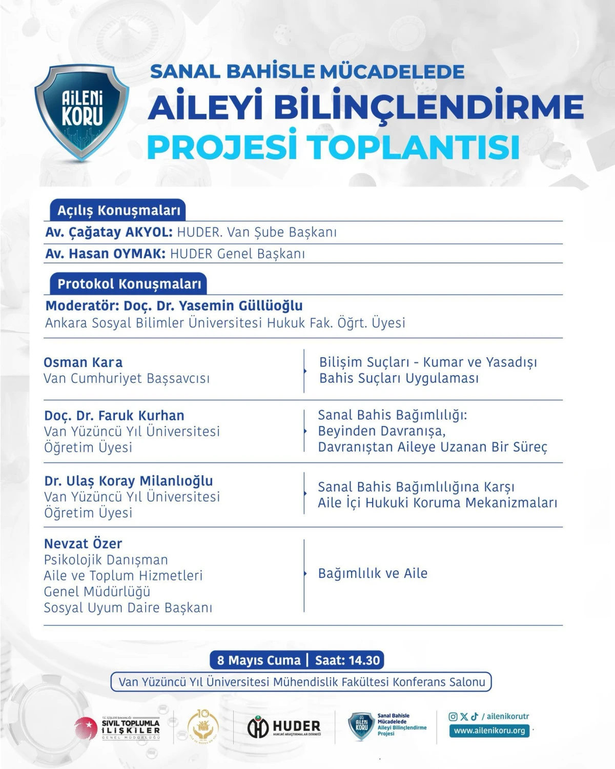HUDER VAN ŞUBE BAŞKANI AV. &Ccedil;AĞATAY AKYOL: &ldquo;KUMARSIZ T&Uuml;RKİYE HEDEFİYLE  DOĞU&rsquo;NUN İNCİSİ VAN&rsquo;DA BULUŞUYORUZ&rdquo;