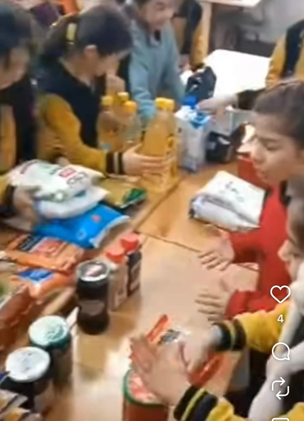 H&uuml;srepaşa Ortaokulu&rsquo;ndan Ramazan Dayanışması