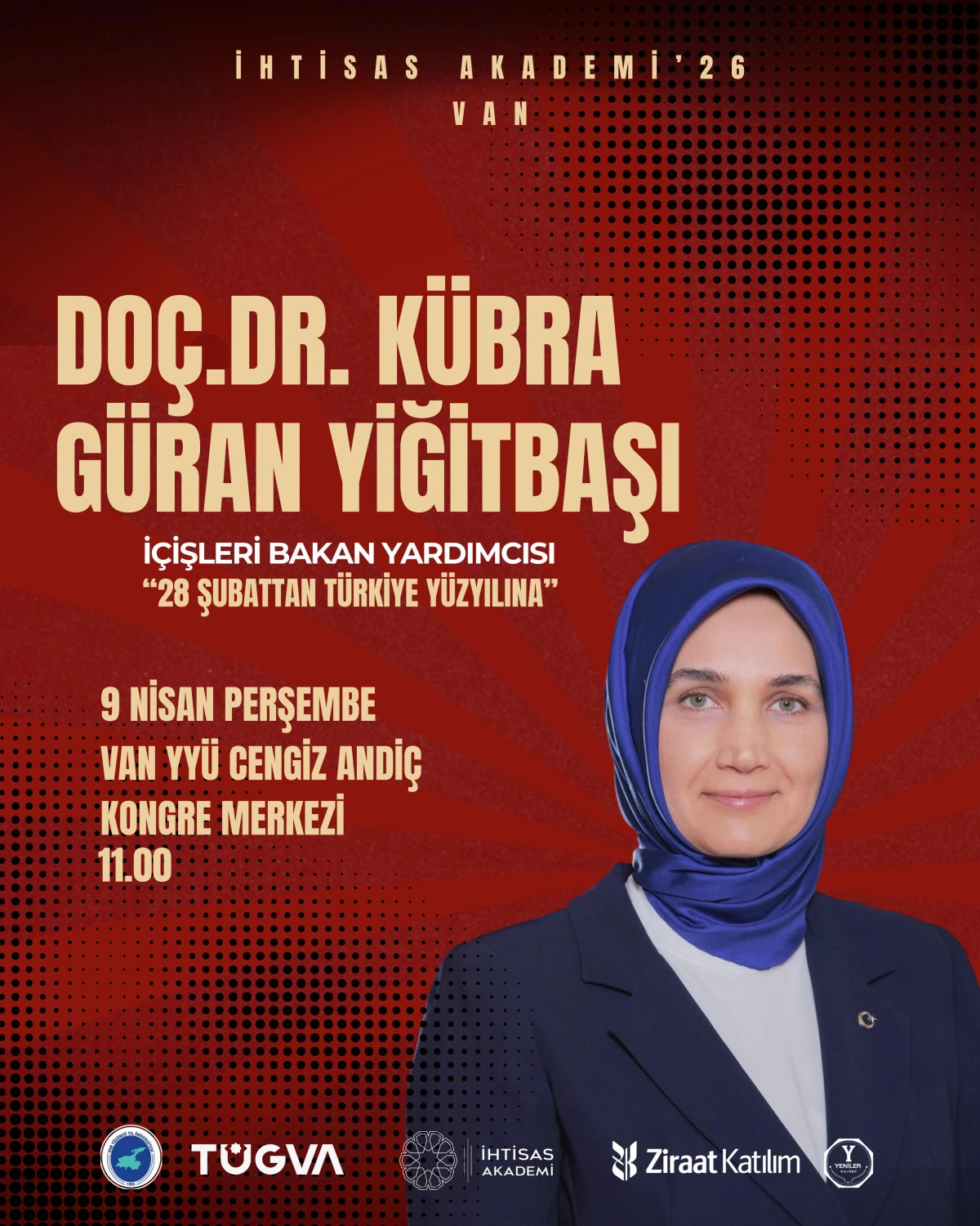 İ&ccedil;işleri Bakan Yardımcısı K&uuml;bra G&uuml;ran Yiğitbaşı Van'da Gen&ccedil;lerle Bir Araya Geliyor 