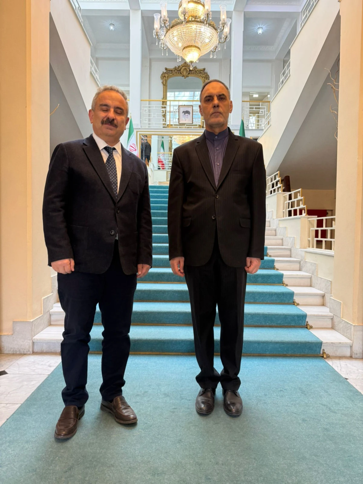 İran Ankara B&uuml;y&uuml;kel&ccedil;isi Muhammet Hasan Habibullahzade, Millet Haber Ajansı Genel Yayın Y&ouml;netmeni Sinan Burhan&rsquo;a konuştu