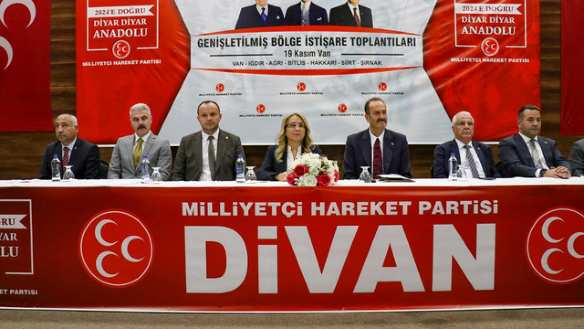 MHP Heyetinin Terörsüz Türkiye Toplantısı Van'da Start Alıyor 