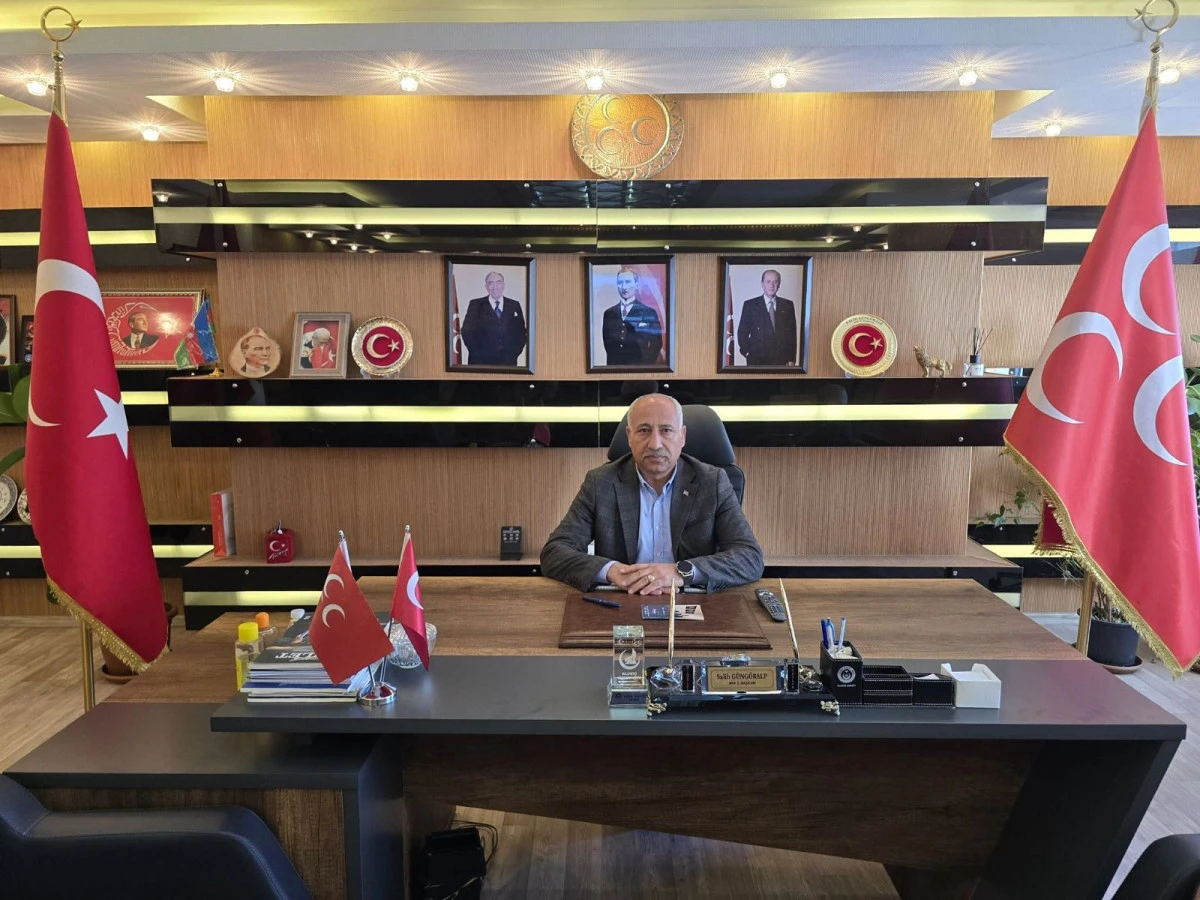 MHP Van İl Başkanı Güngöralp'ten Cumhuriyet Bayramı mesajı