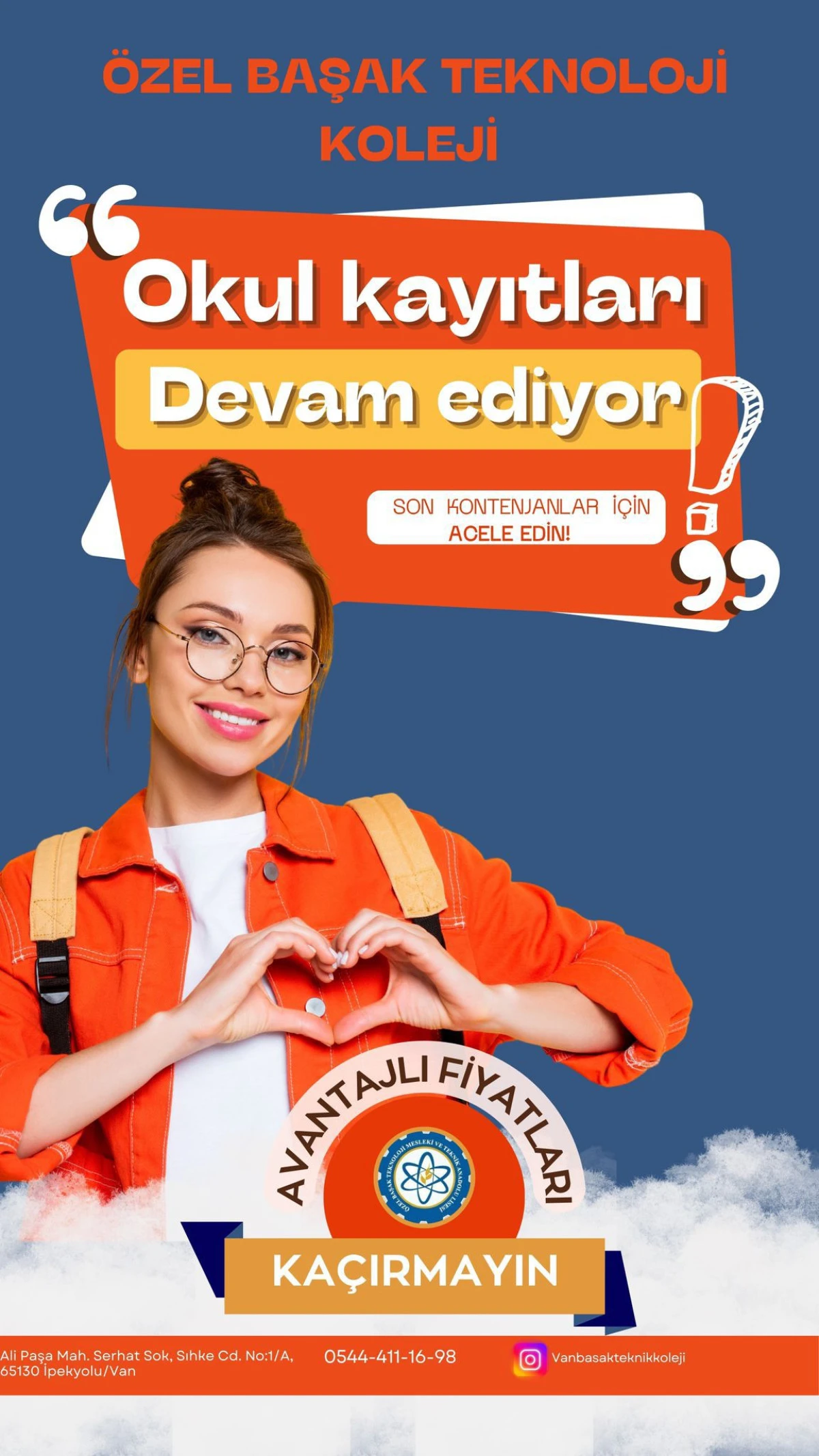 Özel Başak Teknoloji Koleji’nde Kayıtlar Devam Ediyor