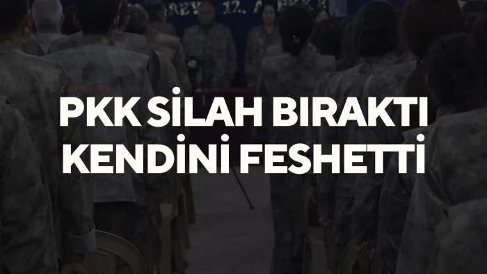 PKK Silah Bıraktı: Kendini Feshetti