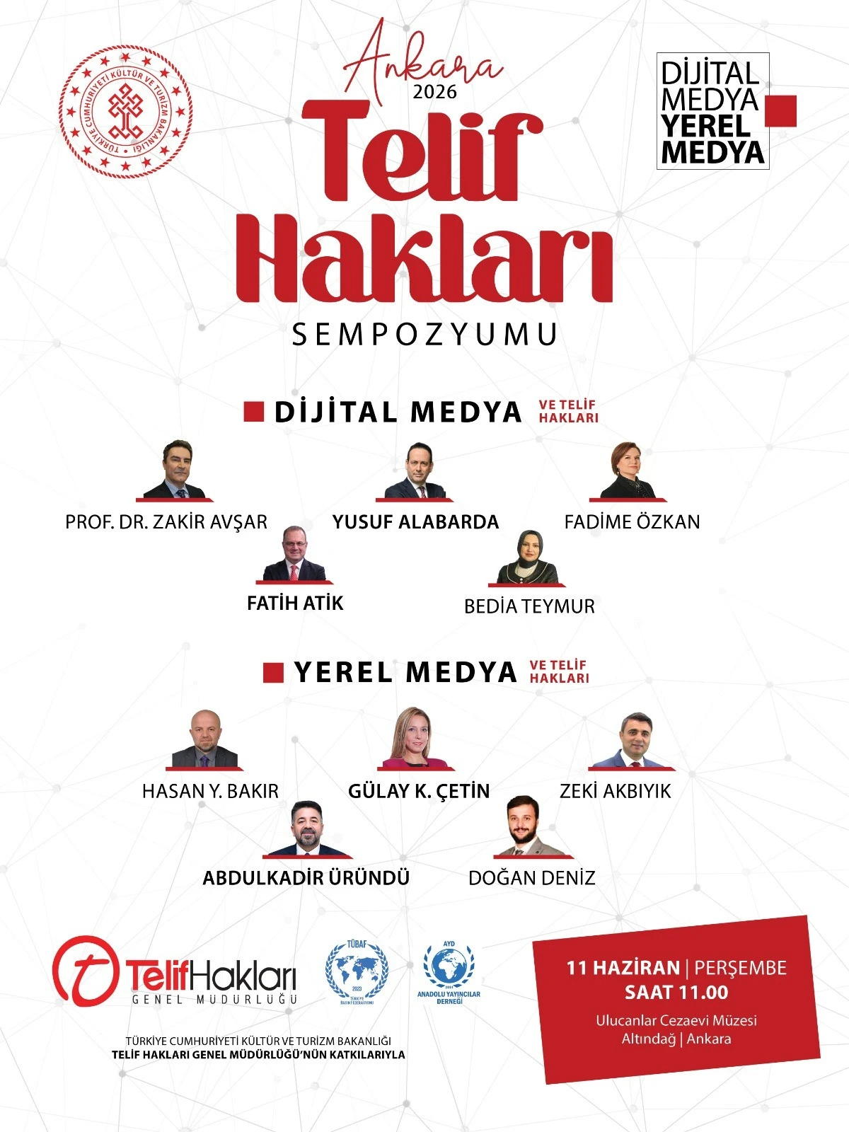 Telif Hakları Sempozyumu Ankara&rsquo;da yapılacak