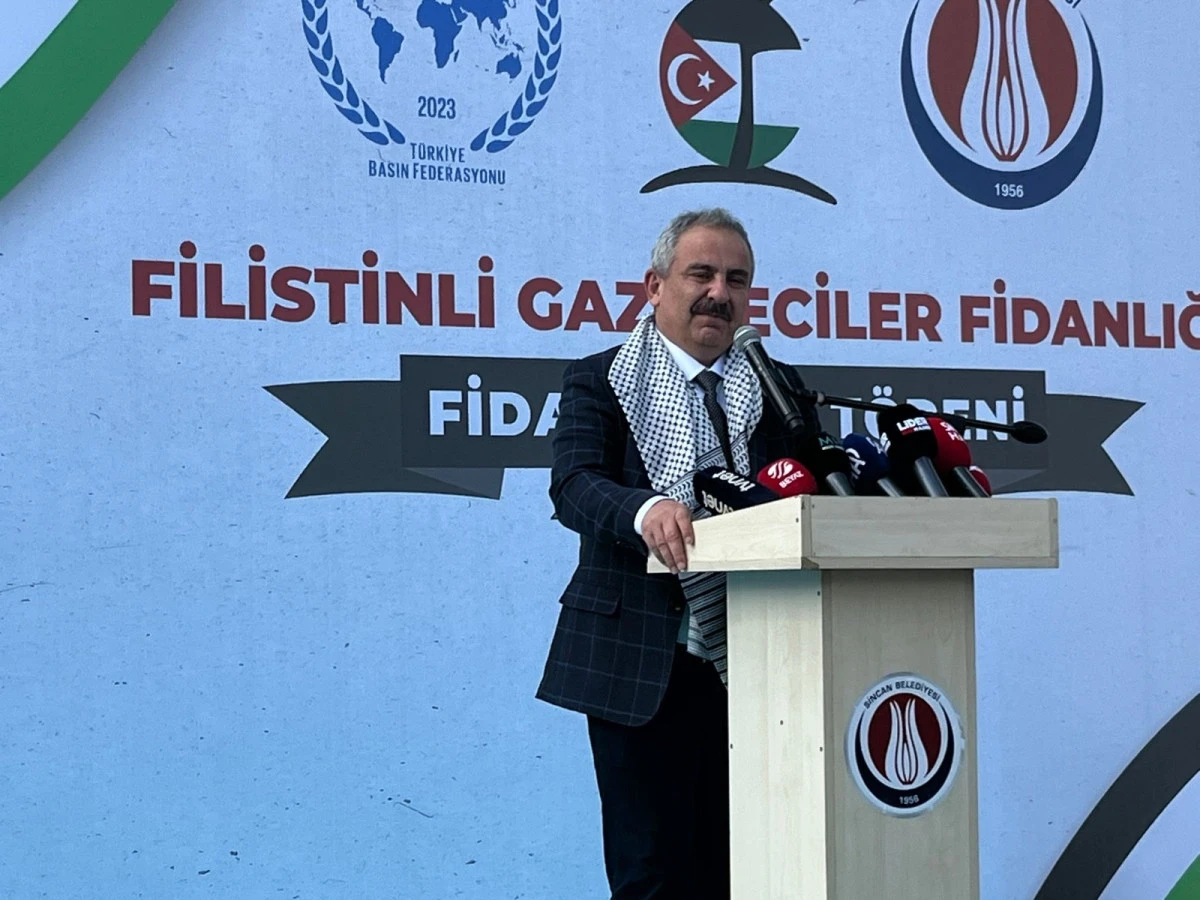 TÜBAf’tan Filistinli Şehit Gazeteciler Anısına Sincan’da Fidanlık