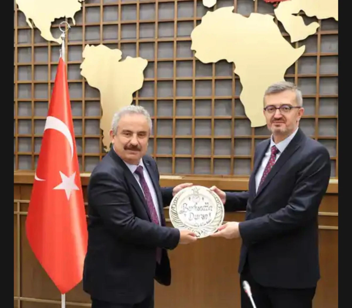 Türkiye Basın Federasyonu, Medyanın Sorunlarını Burhanettin Duran’a Aktardı