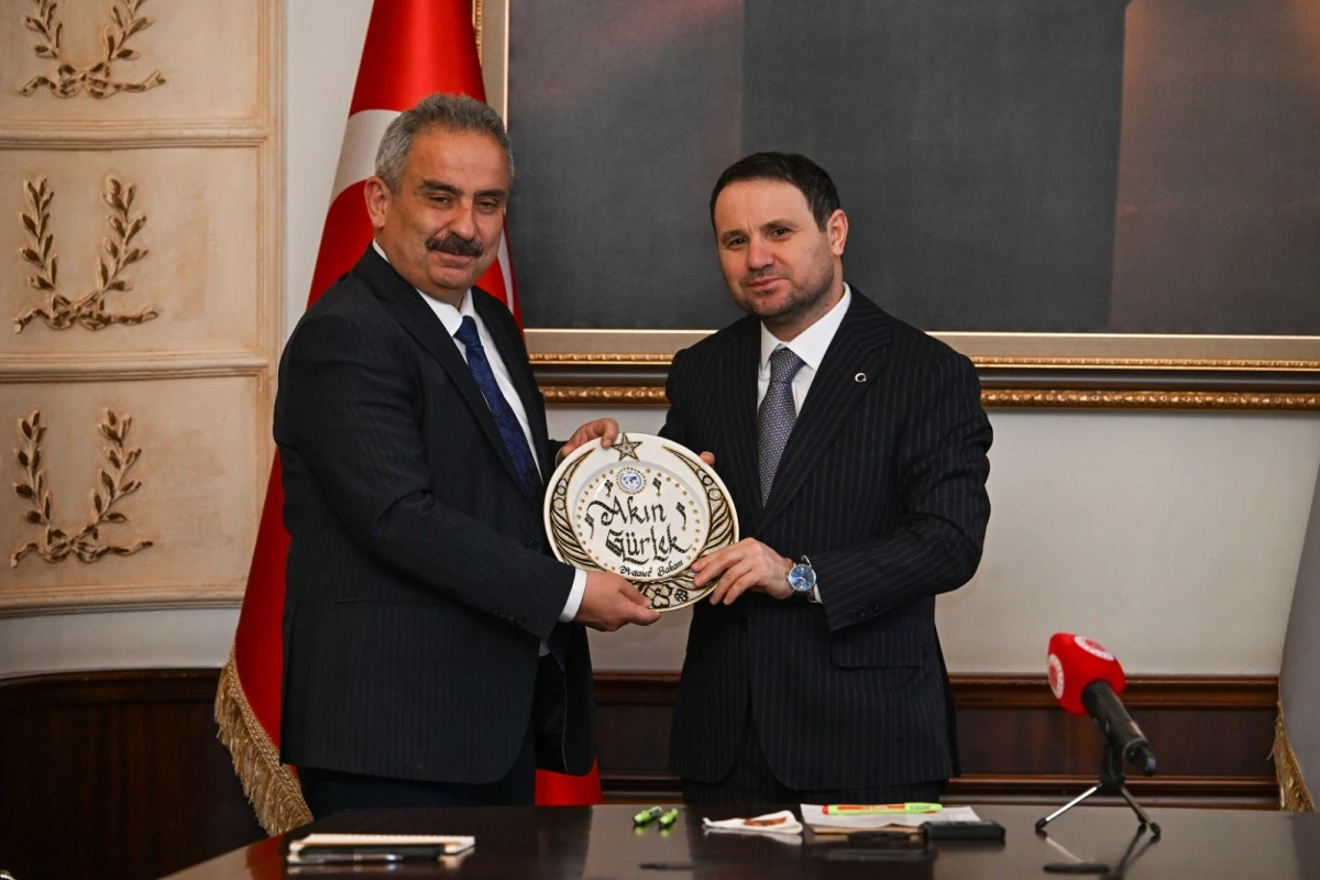 T&uuml;rkiye Basın Federasyonu&rsquo;ndan Adalet Bakanı Akın G&uuml;rlek&rsquo;e Ziyaret