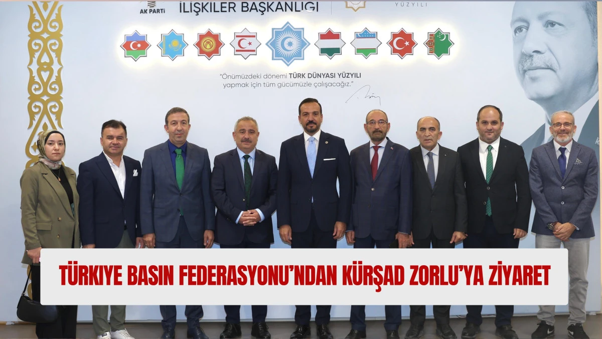 Türkiye Basın Federasyonu’ndan Kürşad Zorlu’ya Ziyaret