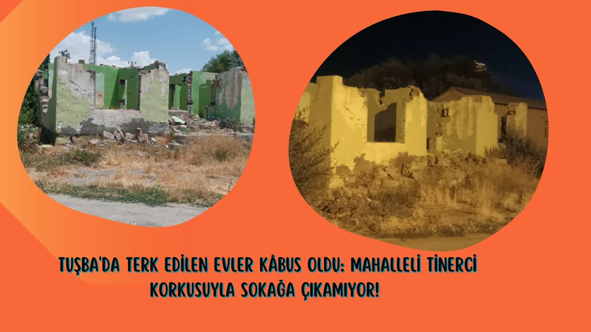 Tuşba'da Terk Edilen Evler Kâbus Oldu: Mahalleli Tinerci Korkusuyla Sokağa Çıkamıyor! 