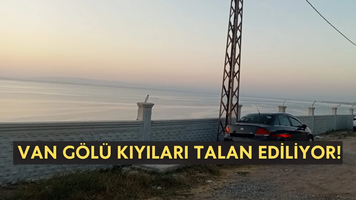 VAN GÖLÜ KIYILARI TALAN EDİLİYOR!