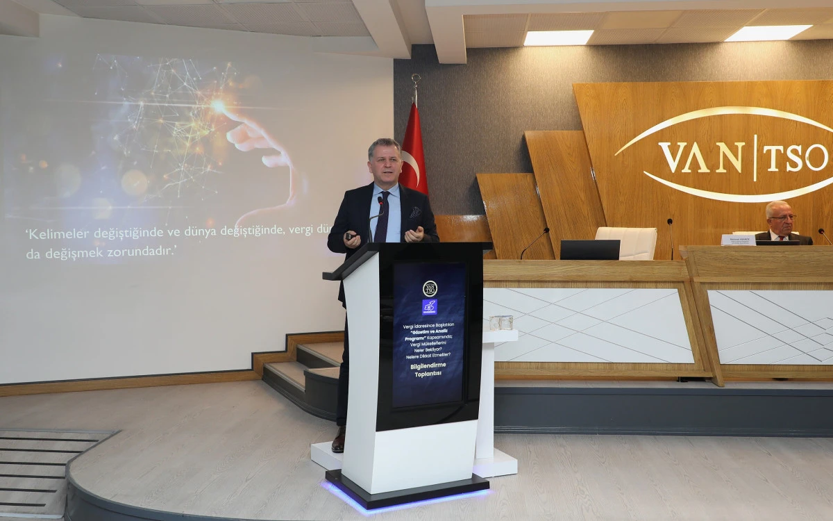 Van TSO'da "G&ouml;zetim ve Analiz Programı" bilgilendirme toplantısı d&uuml;zenlendi