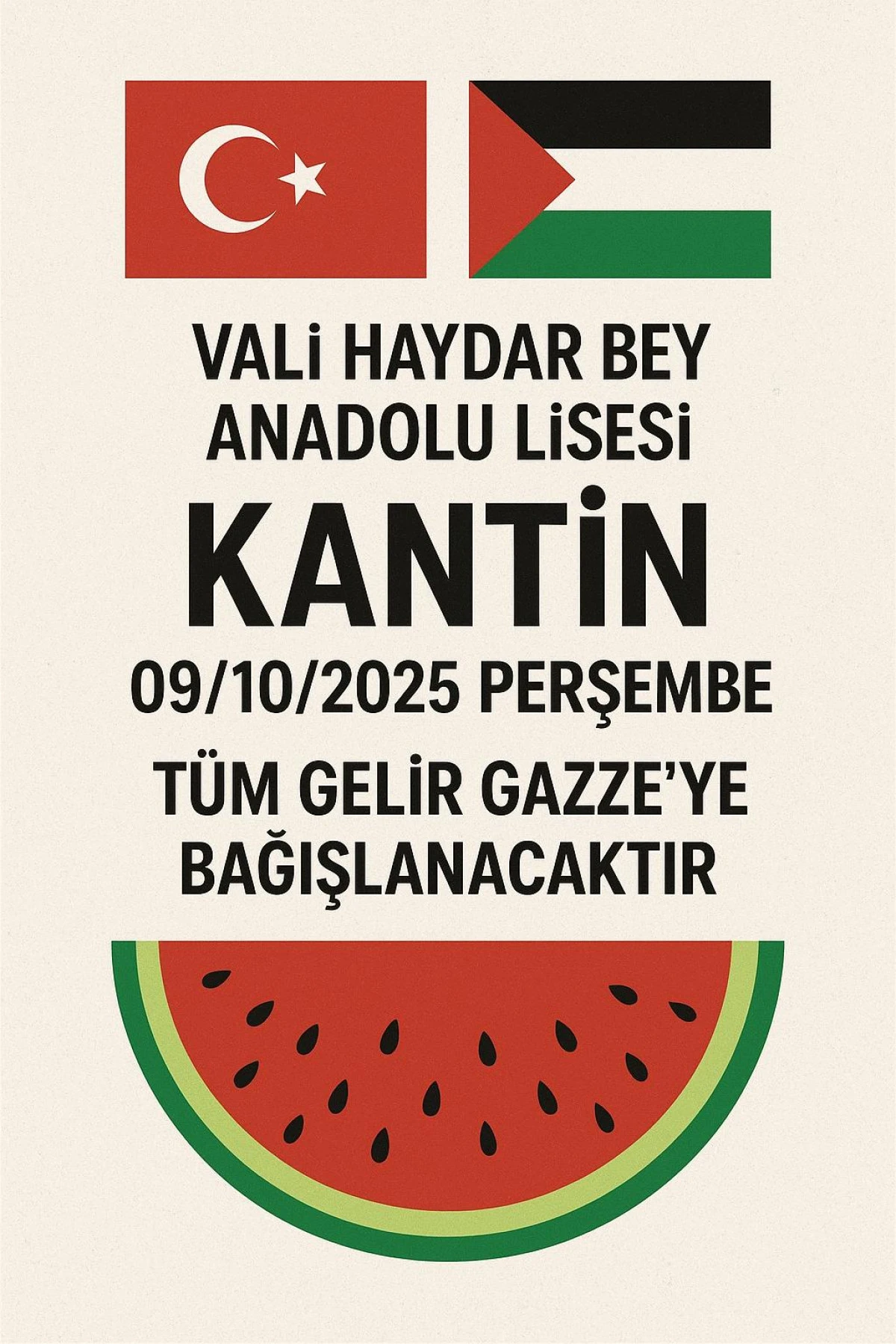 Van’da Örnek Davranış: Lise Kantini Gelirini Gazze’ye Bağışlayacak
