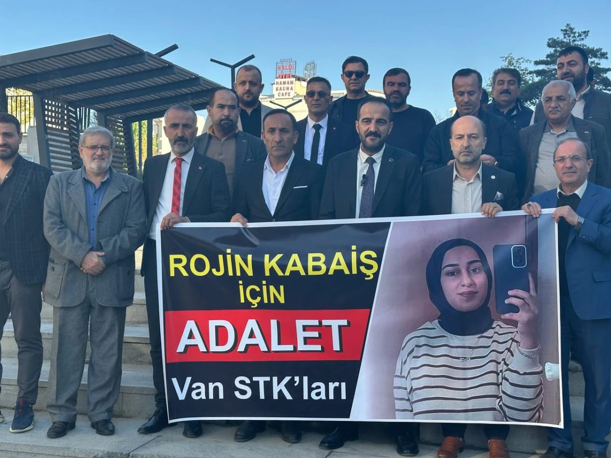 Van'daki STK'lardan Rojin Kabaiş İçin Adalet Çağrısı