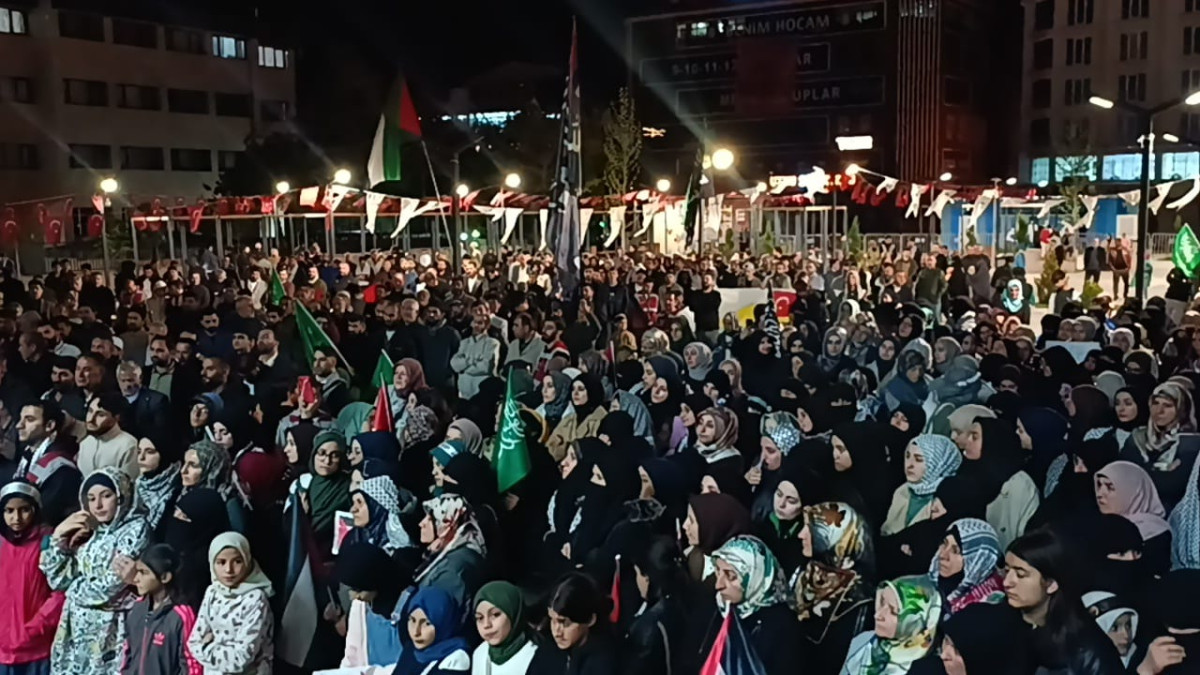 Van'dan Filistin'e Destek Yürüyüşü 