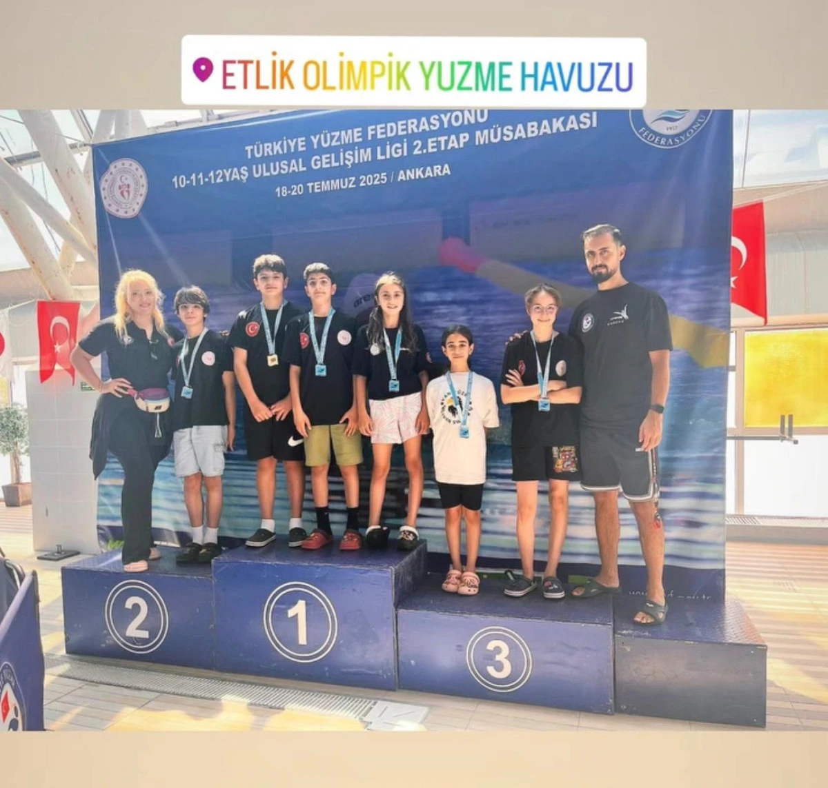 Van'lı Minik Yüzücüler Ankara'da Kulaç Attı 