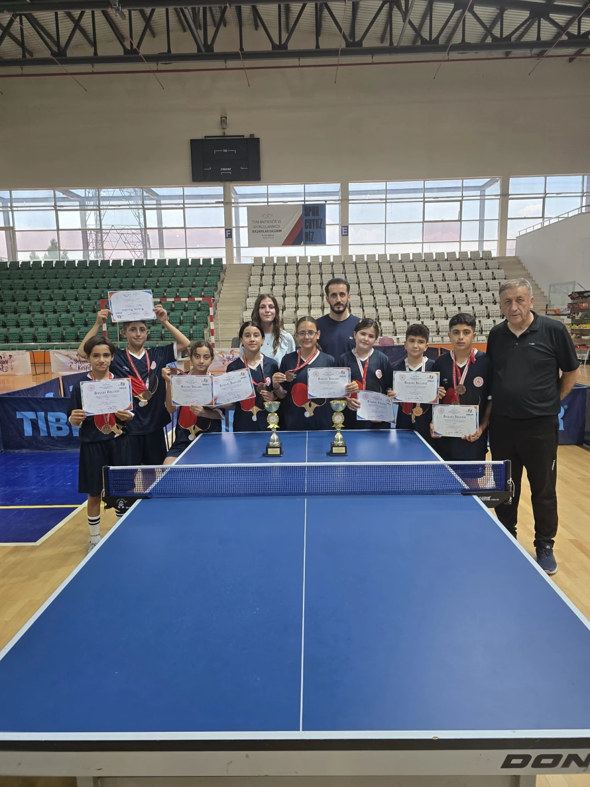 VANLI SPORCULAR MASA TENİSİ ANA LİGDE &Uuml;&Ccedil;&Uuml;NC&Uuml; OLDULAR