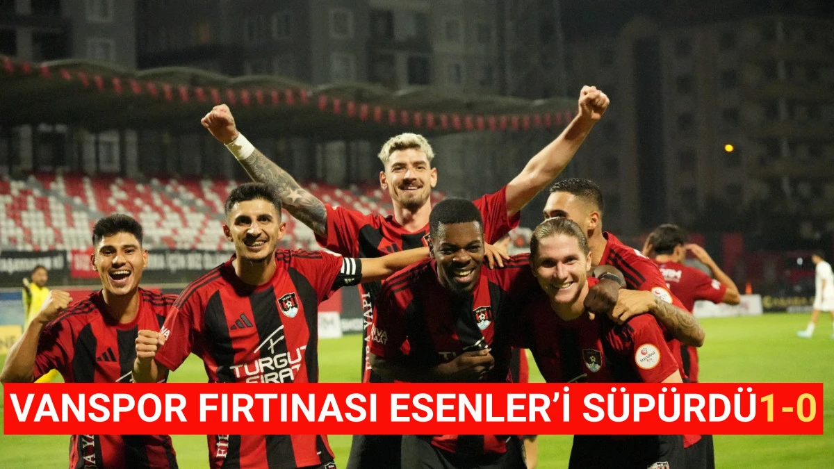 Vanspor’da Güç Gösterisi 1-0