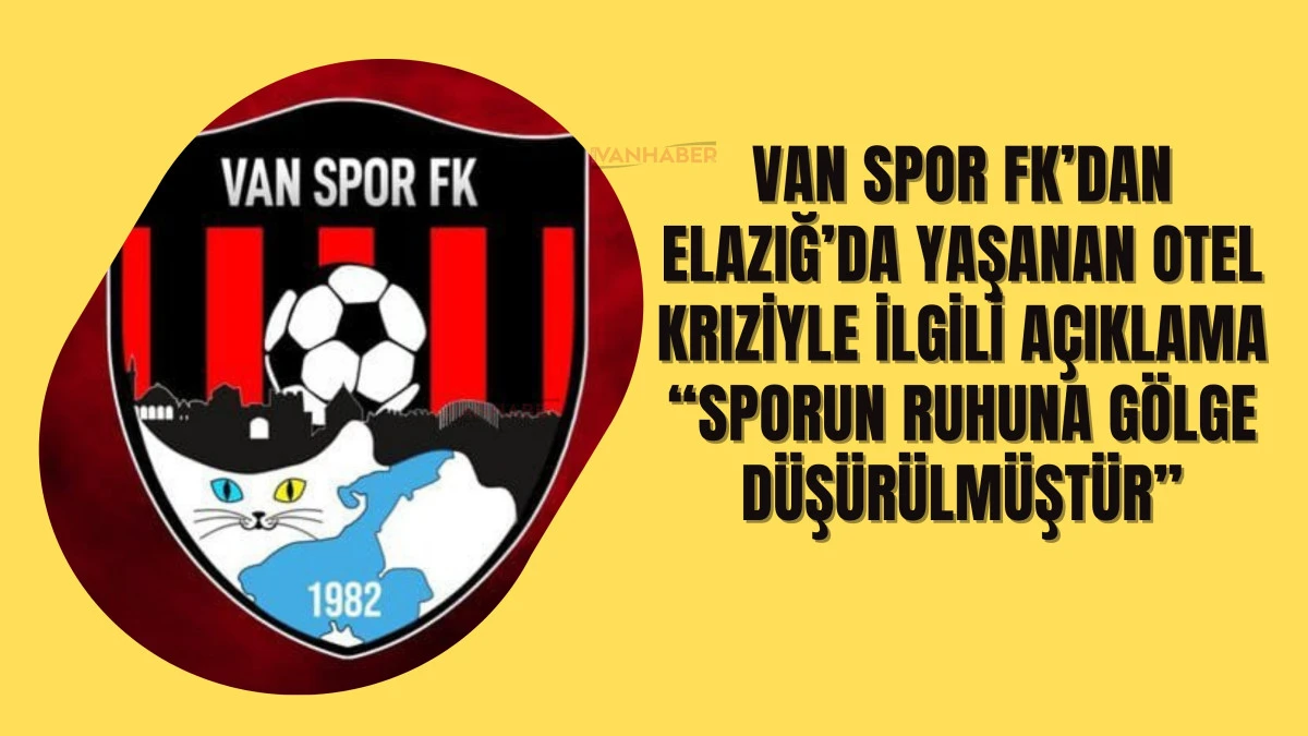 Vanspor'dan Açıklama: Mağduriyet Yaşanmasın Diye Uçak Temin Edildi