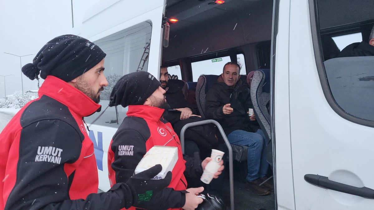 Zorlu Kış Şartlarında Umut Oldular 